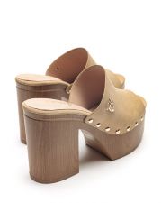 BROWN WOMEN'S HIGH HEELS - LENA