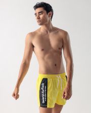 YELLOW MEN'S BEACH SHORTS