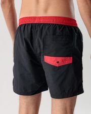 BLACK MEN'S BEACH SHORTS