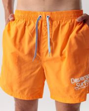 ORANGE MEN'S BEACH SHORTS