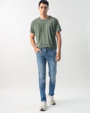 INDIGO MEN'S JEANS - FRANK 24103