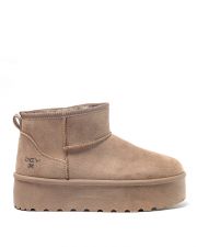 BEIGE WOMEN'S BOOTS - LIL