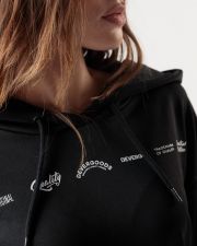 BLACK WOMEN'S HOODIE