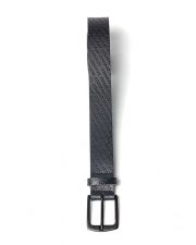 BLACK MEN'S LEATHER BELT