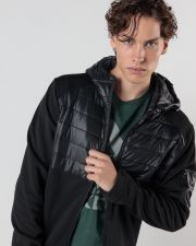 BLACK MEN'S TRANSITIONAL JACKET