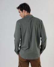 KHAKI MEN'S LONG-SLEEVED SHIRT