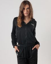 BLACK WOMEN'S SWEATSHIRT