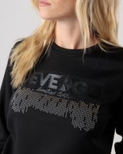 BLACK WOMEN'S SWEATSHIRT