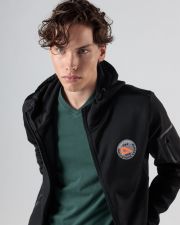 BLACK MEN'S TRANSITIONAL JACKET