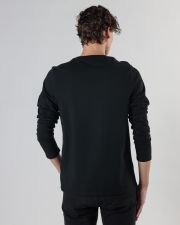 BLACK MEN'S LONG-SLEEVED T-SHIRT