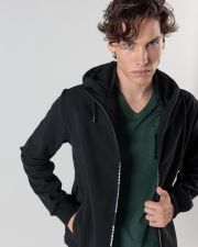 BLACK MEN'S TRANSITIONAL JACKET