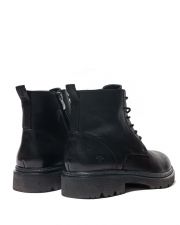 BLACK MEN'S LEATHER BOOTS - GIANNI