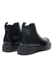 BLACK MEN'S LEATHER BOOTS - CASPER