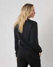 BLACK WOMEN'S SWEATSHIRT