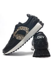 BLACK WOMEN'S SNEAKERS - NORA