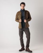 KHAKI MEN'S LONG-SLEEVED SHIRT