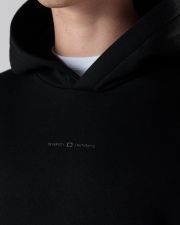 BLACK MEN'S HOODIE