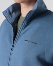 BLUE MEN'S ZIP-UP SWEATSHIRT