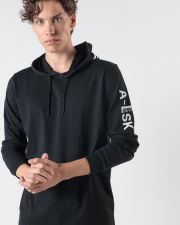 BLACK MEN'S LONG-SLEEVED T-SHIRT