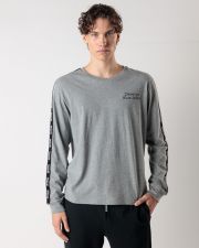 GREY MEN'S LONG-SLEEVED T-SHIRT