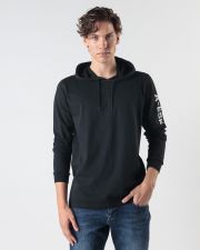 BLACK MEN'S LONG-SLEEVED T-SHIRT