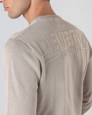 BEIGE MEN'S KNITTED SWEATER