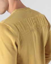 YELLOW MEN'S KNITTED SWEATER