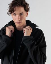 BLACK MEN'S TRANSITIONAL COAT