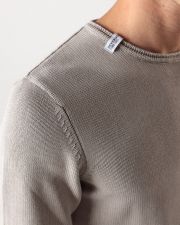 GREY MEN'S KNITTED SWEATER