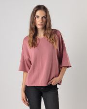 PINK WOMEN'S KNITTED SWEATER