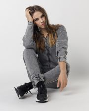 GREY WOMEN'S OVERALLS