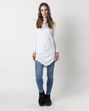 WHITE WOMEN'S PULLOVER DRESS
