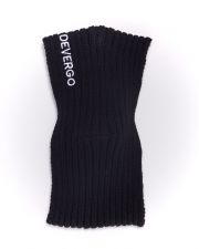 BLACK WOMEN'S KNITTED HEADBAND