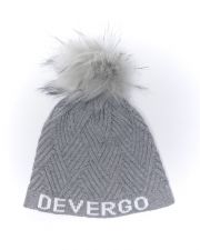 GREY WOMEN'S KNITTED HAT