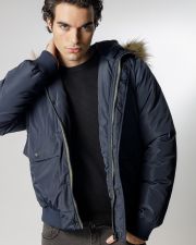 BLUE MEN'S WINTER COAT
