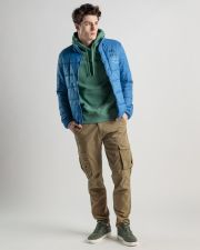 BLUE MEN'S TRANSITIONAL JACKET
