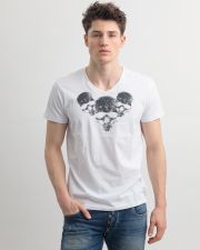 WHITE MEN'S T-SHIRT