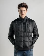 BLACK MEN'S TRANSITIONAL JACKET