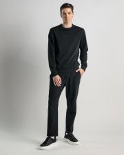 BLACK MEN'S PULLOVER