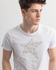 WHITE MEN'S T-SHIRT