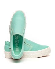 GREEN WOMEN'S SLIP-ON SHOES - HELIA