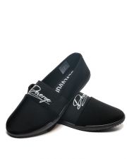 BLACK WOMEN'S SLIP-ON SHOES - MALIBU SIGNATURE