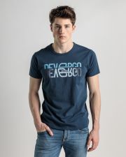 BLUE MEN'S T-SHIRT