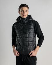 BLACK MEN'S VEST
