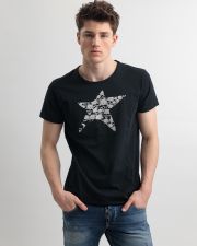 BLACK MEN'S T-SHIRT
