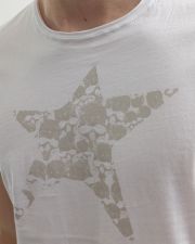 WHITE MEN'S T-SHIRT