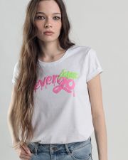 WHITE WOMEN'S T-SHIRT