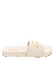 BEIGE WOMEN'S SLIDES - PETRA