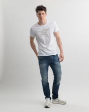 WHITE MEN'S T-SHIRT