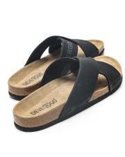 BLACK MEN'S SLIDES - FELIX